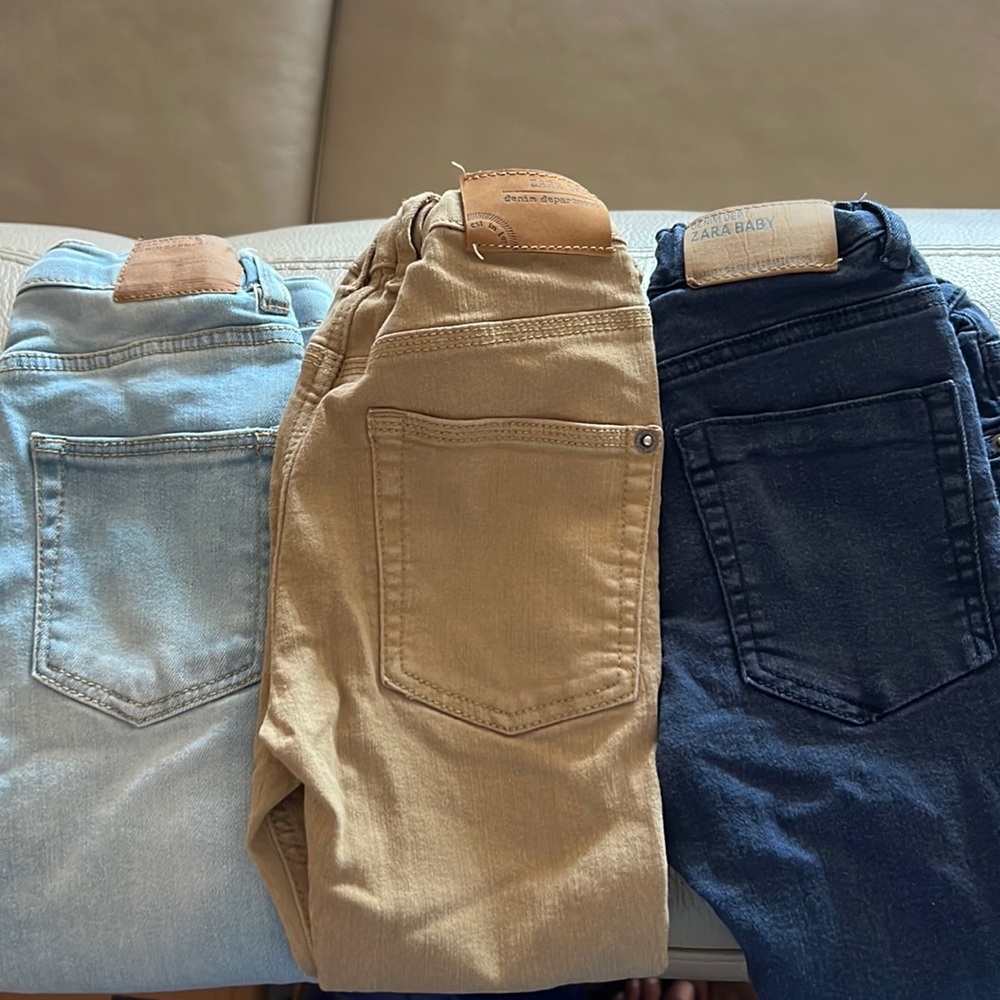 Zara jeans size 2-3 3 pairs